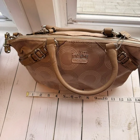 COACH | Madison Dotted Op Art Sophia Satchel (2010) #15935 - Picture 11 of 14